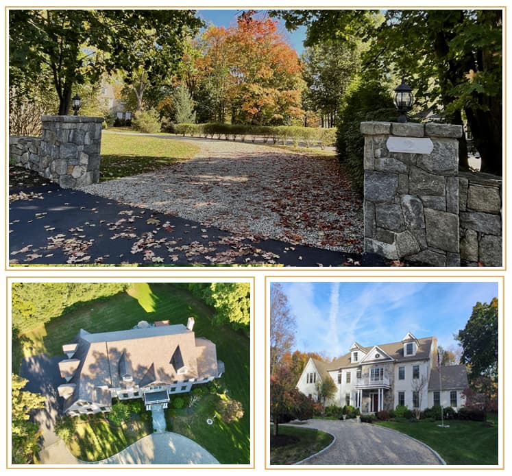 Custom-built Craftsman estate at 2 Deerfield Road, Wilton, Connecticut